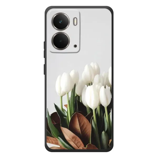 Чехол с рисунком «Букет тюльпанов» для RealMe P3