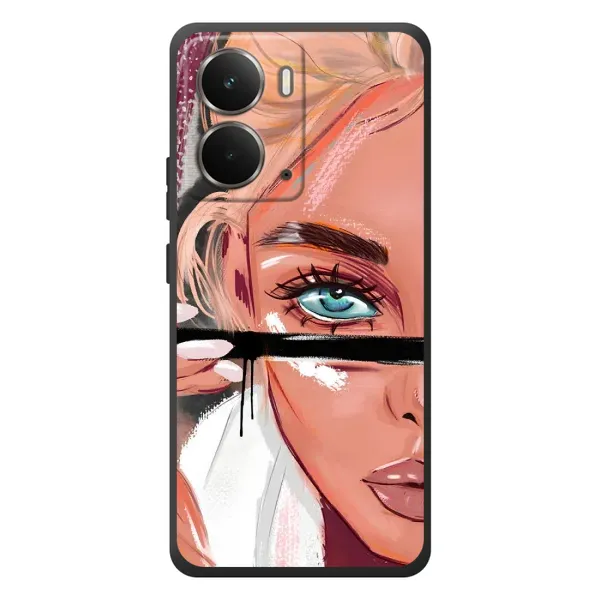 Чехол с рисунком «Девушка и ресницы» для RealMe P3 Чехол с рисунком «Девушка и ресницы» для RealMe P3