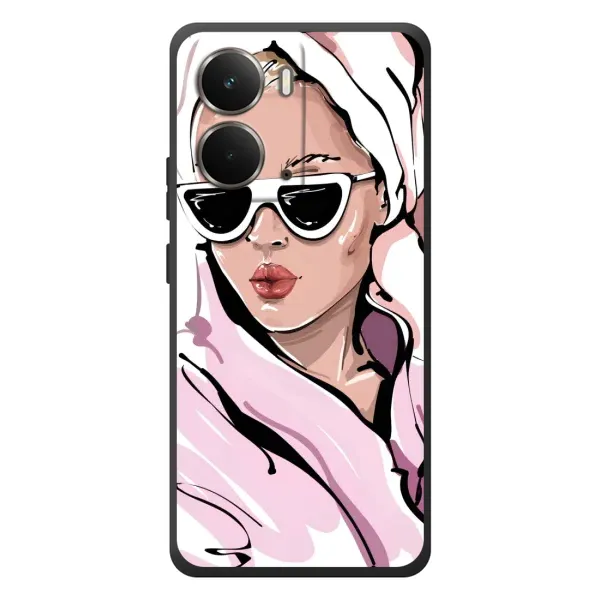 Чехол с рисунком «Девушка в халате» для RealMe P3 Чехол с рисунком «Девушка в халате» для RealMe P3
