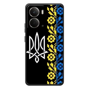 Силиконовый Чехол на RealMe P3 (Герб и вышыванка)