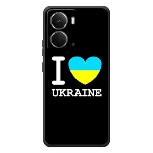 Чехол с Украинской символикой на РеалМе П3 (I Love Ukraine)