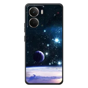 Чехол (ТПУ) с планетами на RealMe P3 (Космический вид)