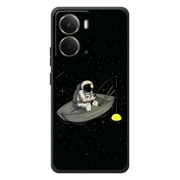 Чехол с рисунком «Космонавт на рыбалке» для RealMe P3 Чехол с рисунком «Космонавт на рыбалке» для RealMe P3