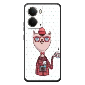 Чехол с рисунком «Кот аристократ» для RealMe P3