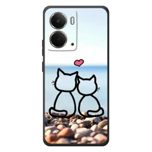 Силиконовые Чехлы Любимому человеку для RealMe P3 (Котейки)