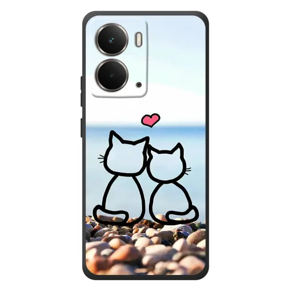 Чехол с рисунком «Котейки» для RealMe P3 Чехол с рисунком «Котейки» для RealMe P3