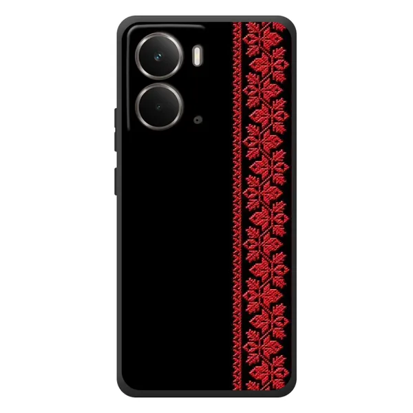 Чехол с рисунком «Красная Вышиванка» для RealMe P3 Чехол с рисунком «Красная Вышиванка» для RealMe P3