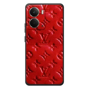 Текстурний Чохол Louis Vuitton для РеалМі П3 (Червоний ЛВ)