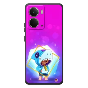 Чохол Бравл Старс для RealMe P3 (Леон у костюмі Акули)