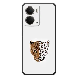 Чохол з леопардовим принтом на RealMe P3 (Леопард на білому)
