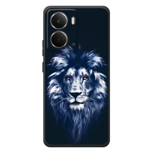 Чохол з картинкою на RealMe P3 (Лев – синій)