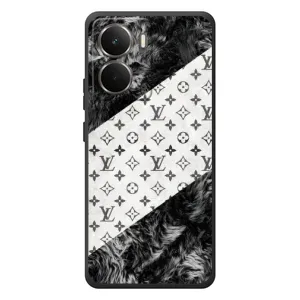 Чохол Стиль Louis Vuitton на RealMe P3 (LV на білому)