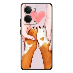 Чехол (ТПУ) Милые собачки для RealMe P3 (Любовь к собакам)