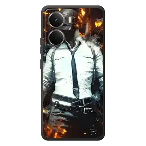 Чохол з картинкою "Герой Pubg" на RealMe P3 (Man Пубг)