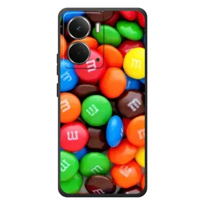 Чохол з зображенням смачної їжі для RealMe P3 (Різнокольорові M&M'S)