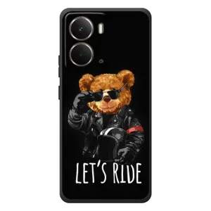 Чехол с рисунком «Модный Мишка» для RealMe P3