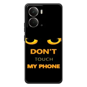 Чехол с Прикольным принтом на RealMe P3 (Не трогай мой телефон)