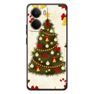 Чехол Новогодняя Елка на RealMe P3 (Новогодний принт)
