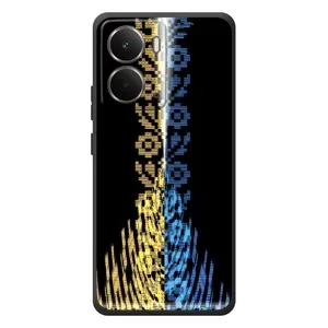 Силиконовый Чехол на RealMe P3 (Патриотическая вышиванка)