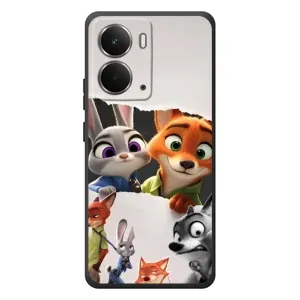 Силиконовый чехол с принтом Зоотрополіс для RealMe P3 (Персонажи Зоо)