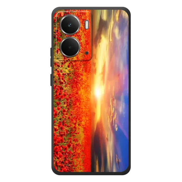 Чехол с рисунком «Поле тюльпанов» для RealMe P3