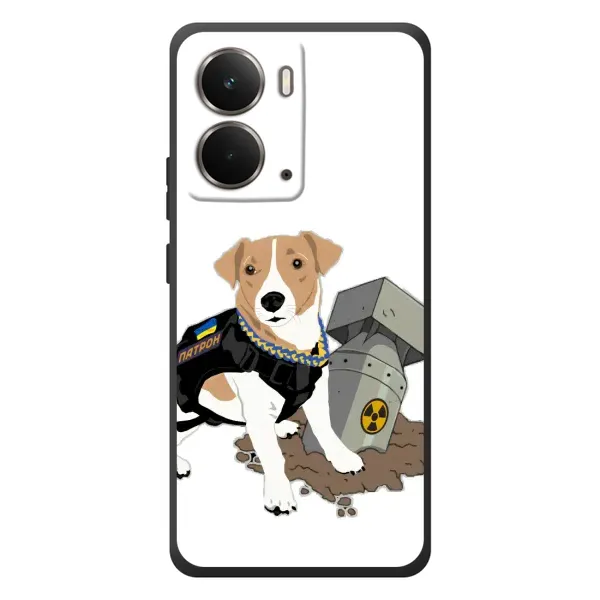Чехол с рисунком «Пёс Патрон с ракетой» для RealMe P3
