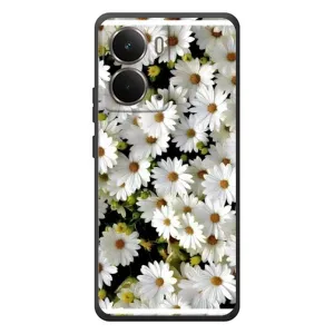 Чехол с ромашками на RealMe P3 (Рамка в ромашках)