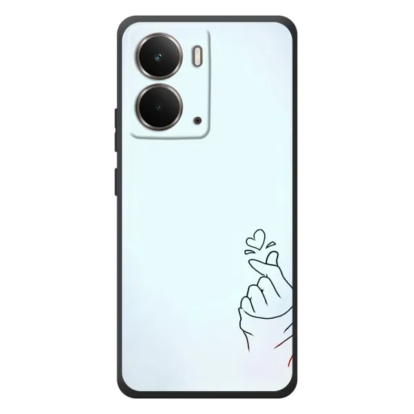 Чехол с рисунком «Сердце на голубом» для RealMe P3