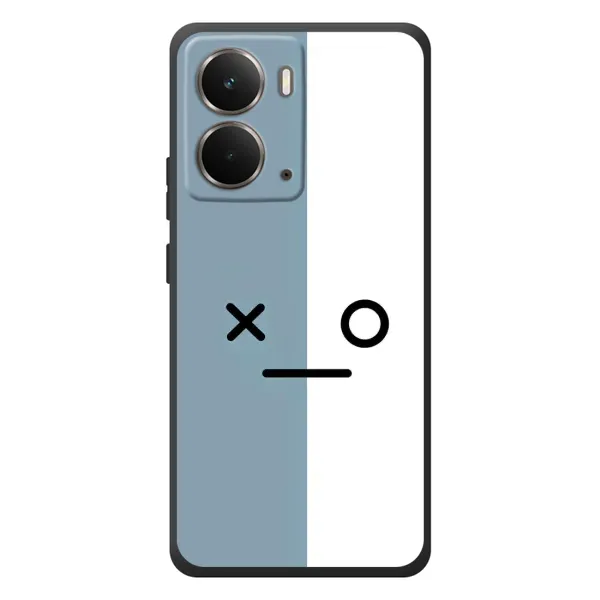 Чехол с рисунком «Серо-белый» для RealMe P3