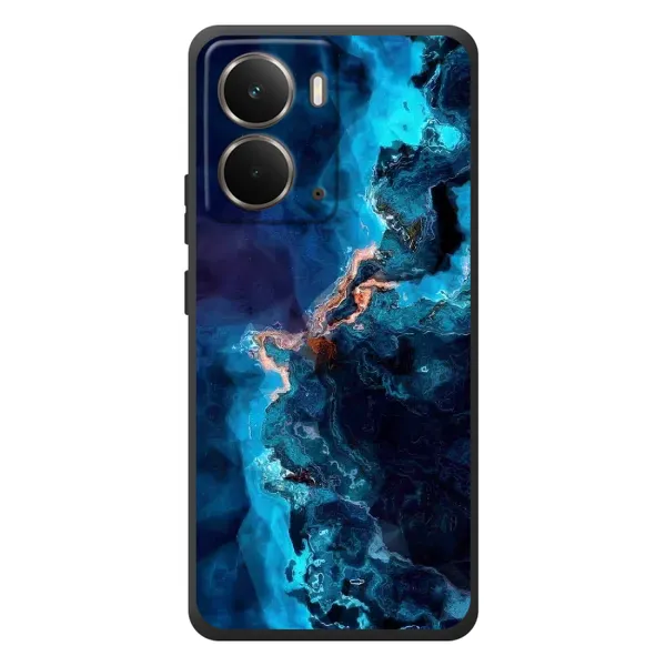 Чехол с рисунком «Синий мрамор» для RealMe P3 Чехол с рисунком «Синий мрамор» для RealMe P3