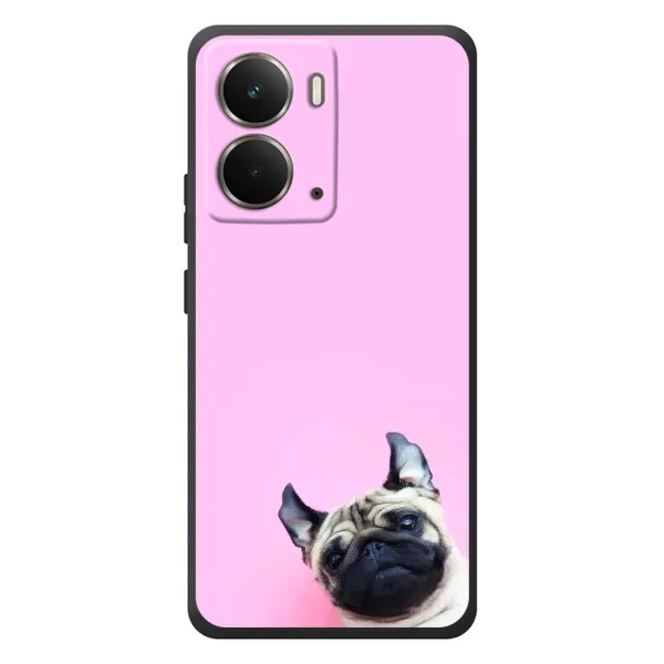 Чехол с рисунком «Собака на розовом» для RealMe P3 Чехол с рисунком «Собака на розовом» для RealMe P3