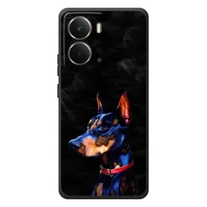 Бампер для RealMe P3 с картинкой "Песики" (Собака Мопс)