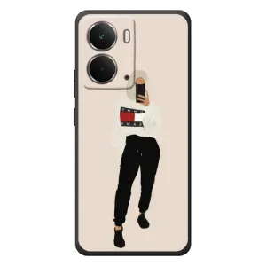 Силіконовый Чохол на RealMe P3 з картинкой Модных девушек (Стильна)
