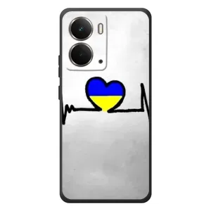 Силиконовый Чехол на RealMe P3 (Я-Украина) (Украинская кардиограмма)