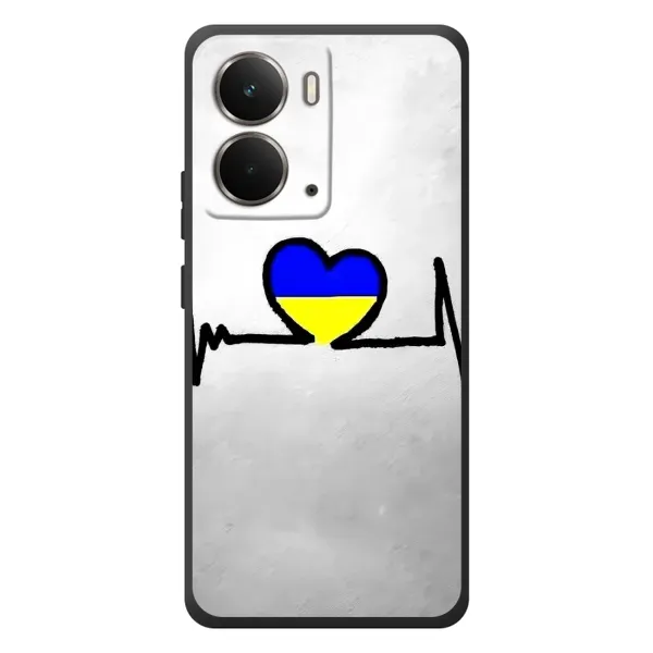 Чехол с рисунком «Украинская кардиограмма» для RealMe P3