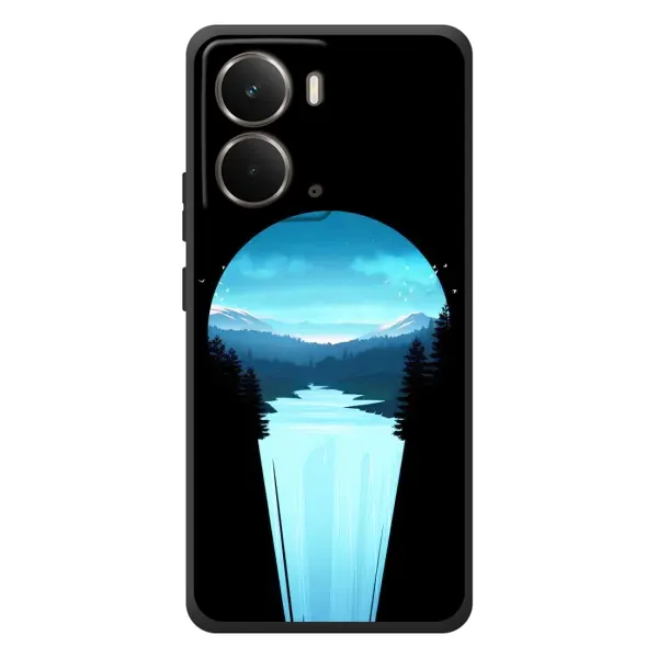 Чехол с рисунком «Синий Водопад» для RealMe P3 Чехол с рисунком «Синий Водопад» для RealMe P3