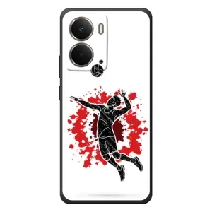 Чохли з прінтом Спортивна тематика для RealMe P3 (Волейболіст)