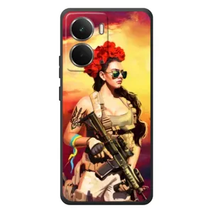 ЗСУ Чехлы (TPU) для RealMe P3 (Женщина солдат)