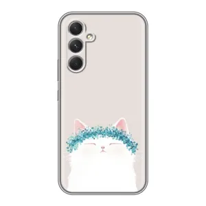Чехол на тематику: Коты для Realme P4 Lite (Белый котик)