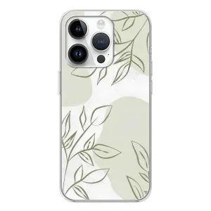 Чехол цветочный дизайн для RealMe P4 (Зелёный дизайн)