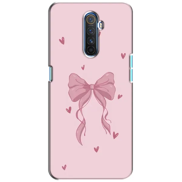 Чехол с рисунком «Бант на розовом» для Realme X2 Pro