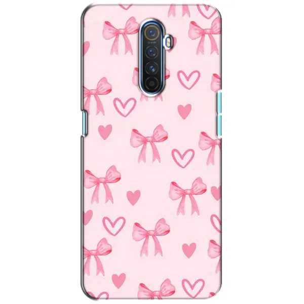 Чехол с рисунком «Бантики и сердечки» для Realme X2 Pro