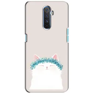Чехол на тематику: Коты для Realme X2 Pro (Белый котик)