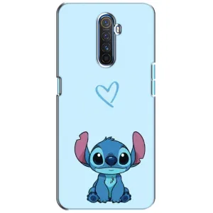 Чехол с рисунком Стич для Realme X2 Pro (Голубой Стич)