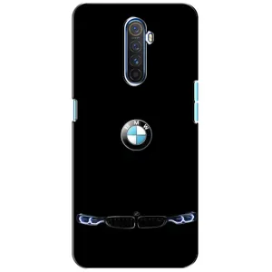 Силіконовий бампер з картинкою машини на Realme X2 Pro (Чорний BMW)