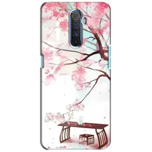 Чехол с принтом САКУРЫ на Realme X2 Pro (Чайная церемония)