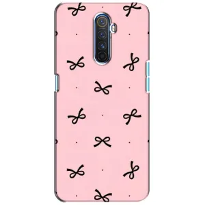 Чохол банти для Realme X2 Pro (Чорні бантики)