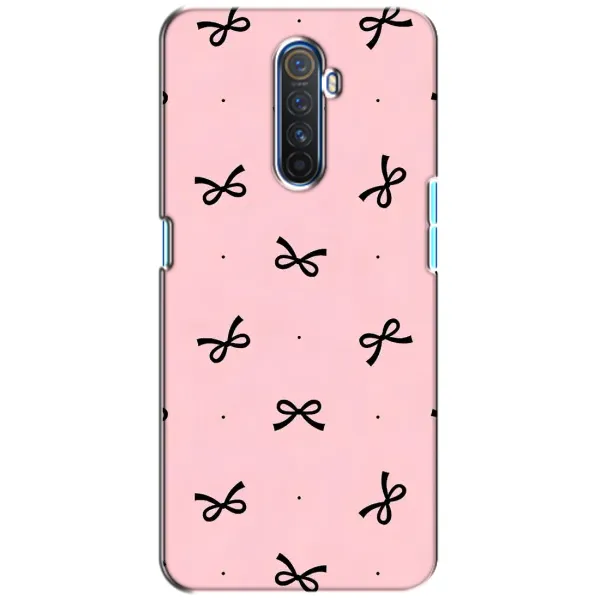 Чехол с рисунком «Черные бантики» для Realme X2 Pro