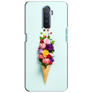Чехлы с тематикой "ЦВЕТЫ" на Realme X2 Pro (Цветок-мороженное)