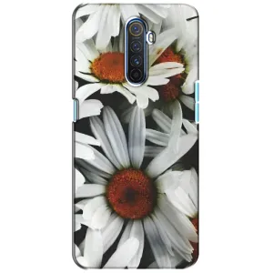 Чехол с ромашками на Realme X2 Pro (Цветы Ромашки)